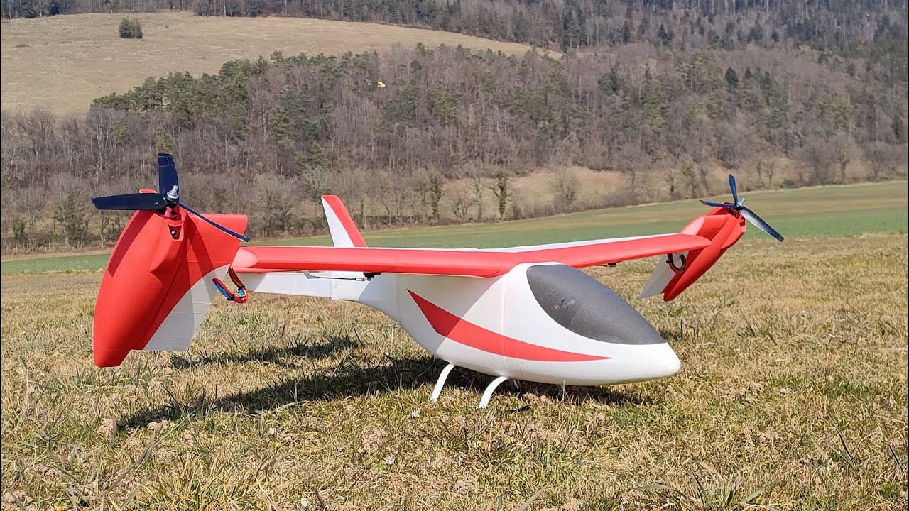 Tiltrotor RC Aircraft Nemo V5. Flight of march 6th 2022