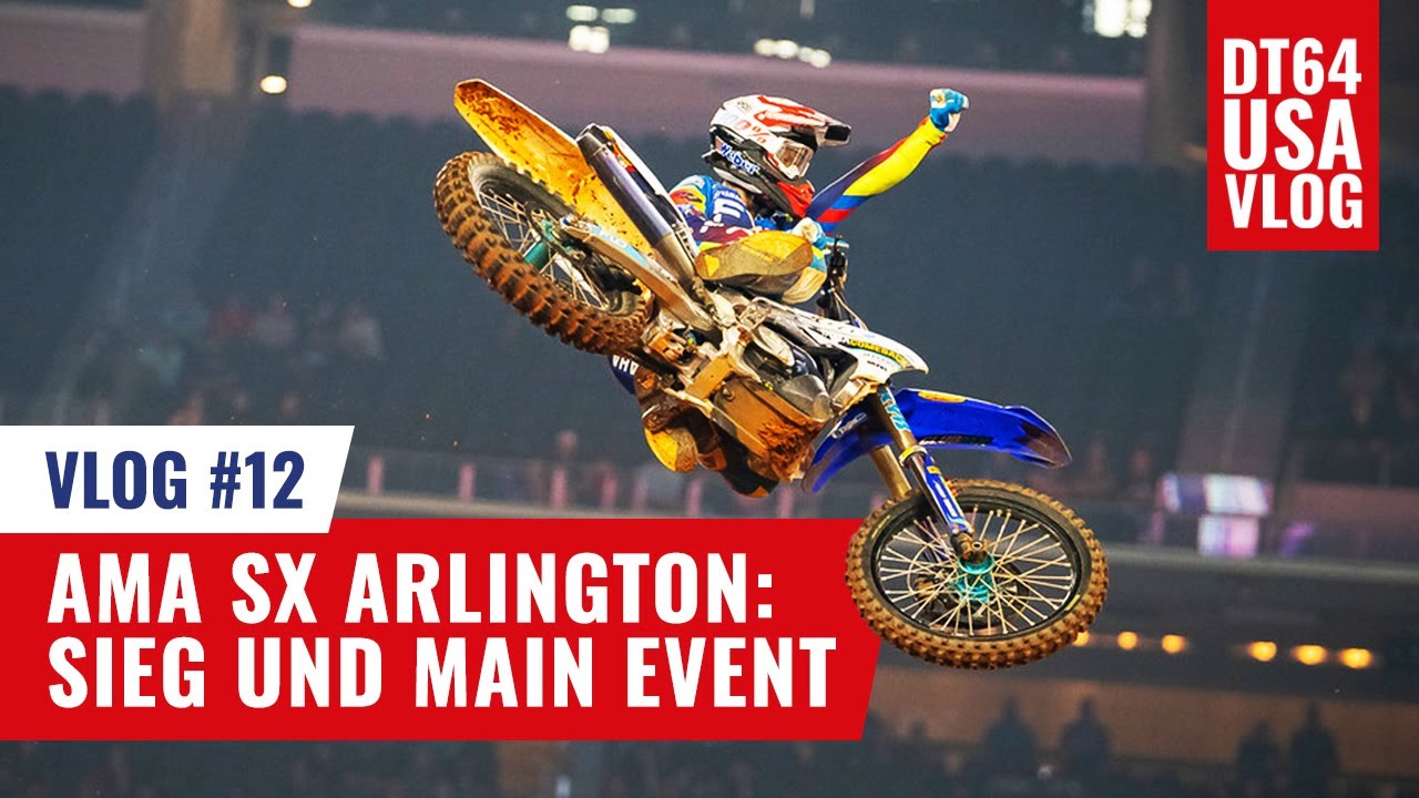 Nique Thury USA Vlog #12 - Doppelter Finaleinzug beim AMA SX in Arlington