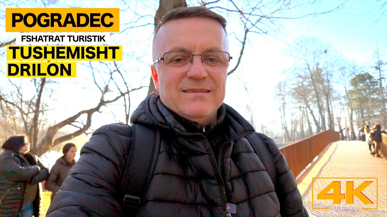 POGRADEC , ALBANIA TUSHEMISHT, DRILON - VLOG NE QYTETIN E LULEVE, SHKURT 2024 [4K HDR]