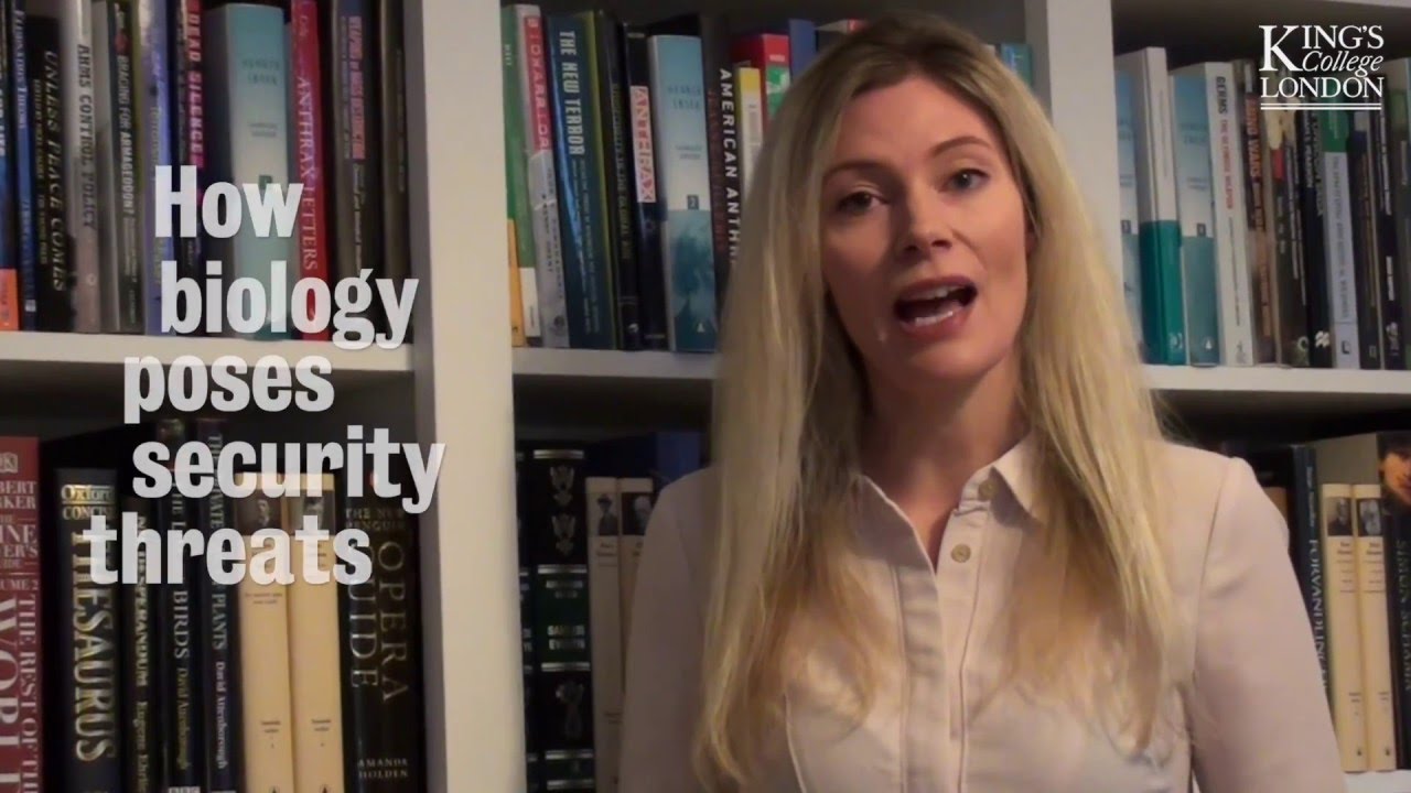 How does biology pose security threats?