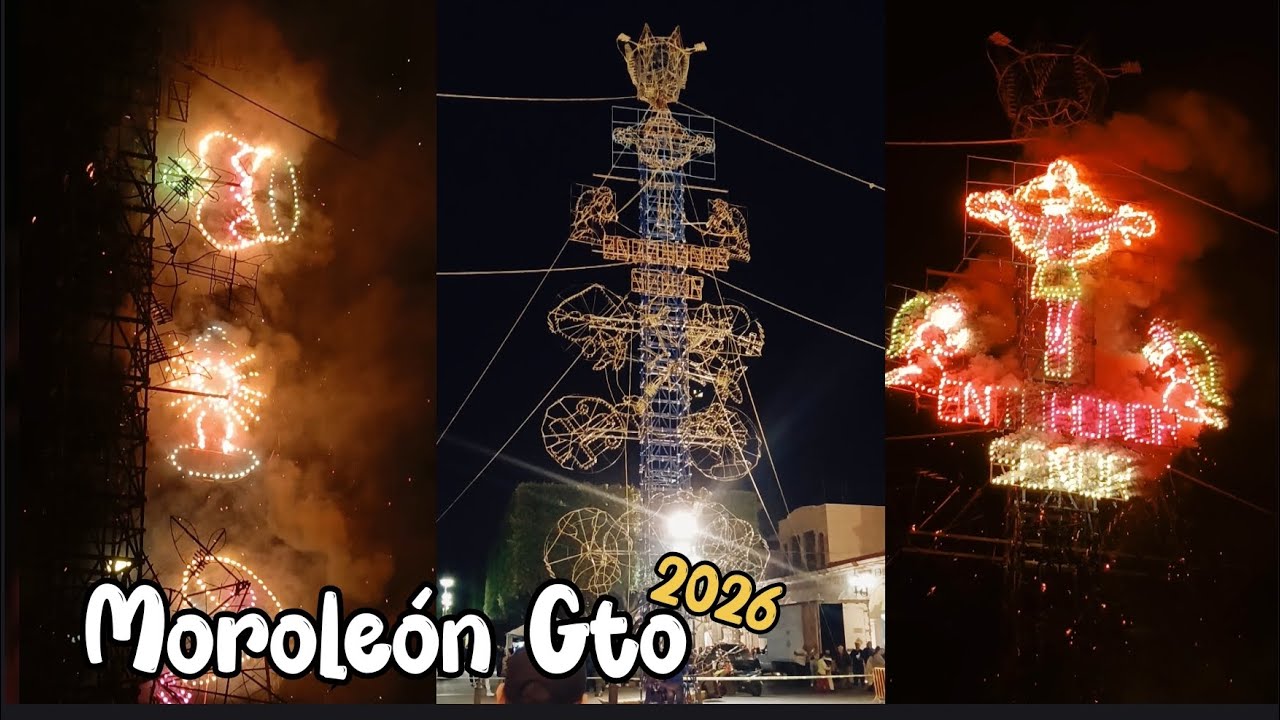 Quema de Castillo en Moroleón, honor al Sr. de Esquipulitas 30 de Enero 2026