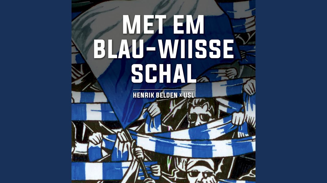 Met em blau-wiisse Schal