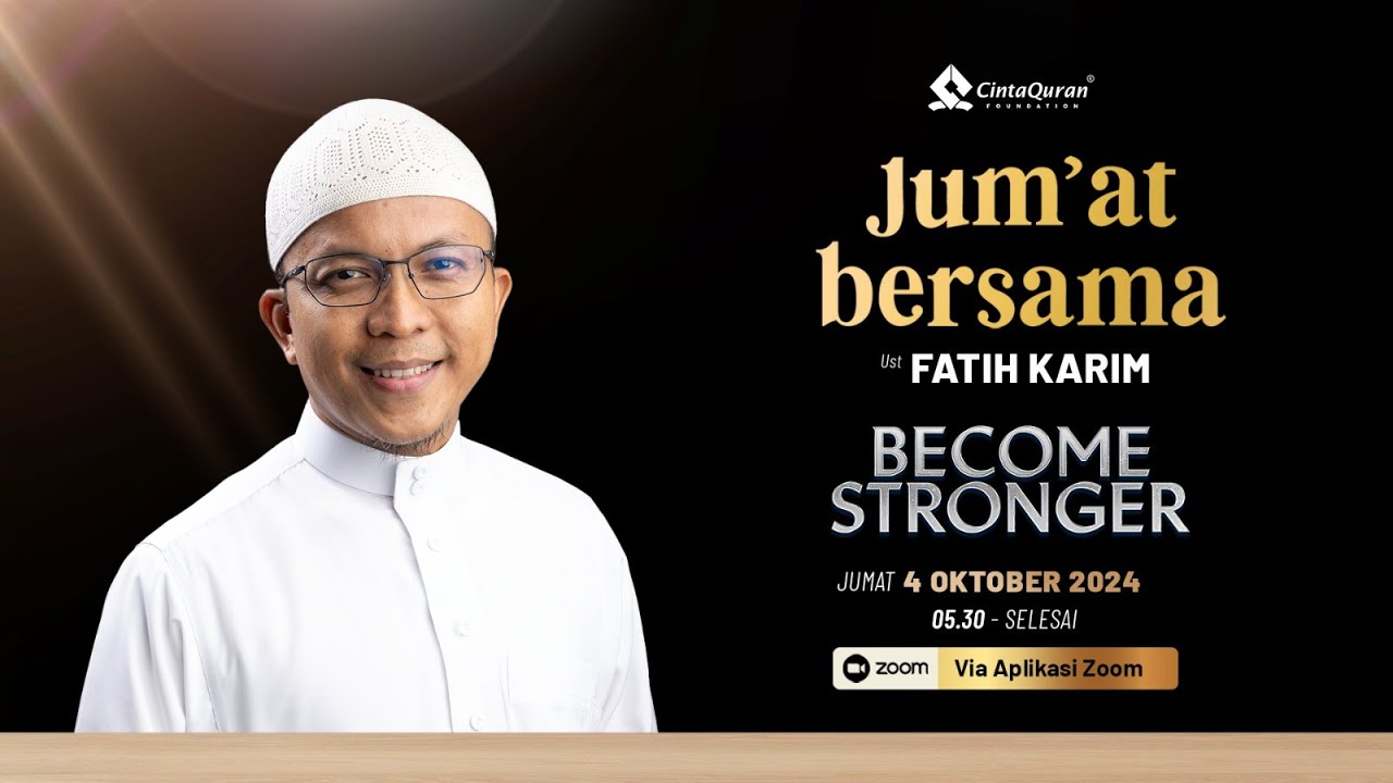 [LIVE] Become Stronger | bersama Ust. Fatih Karim