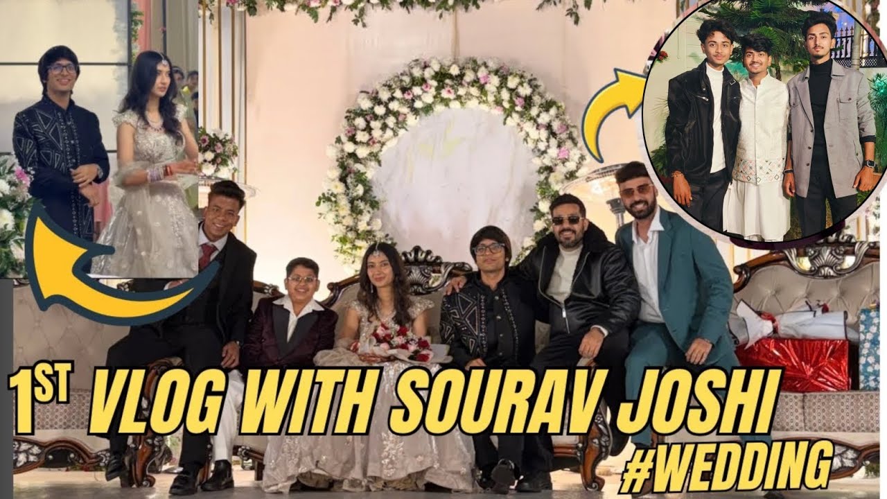 Saurabh Joshi WEDDING VLOG ❤️ #sauravjoshivlogs #saurabhjoshiwedding #trandingreels #saurabhwedding 