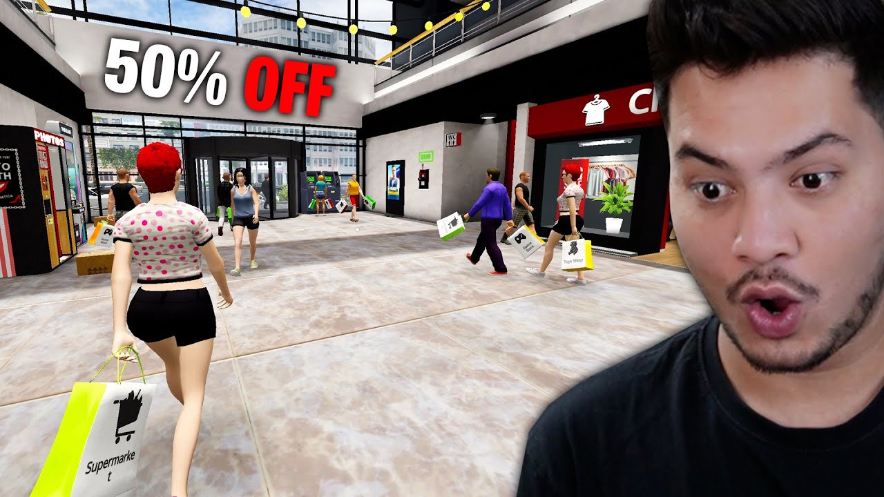 Spent $150,000 In 30 Mins - Mall Simulator