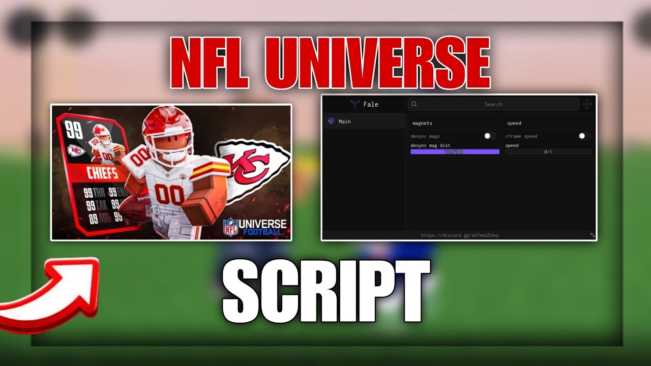 *NEW* NFL Universe Football Script (PASTEBIN 2025 ) (MAGNET, QB AIMBOT, SPEED, AUTO TACKLE)