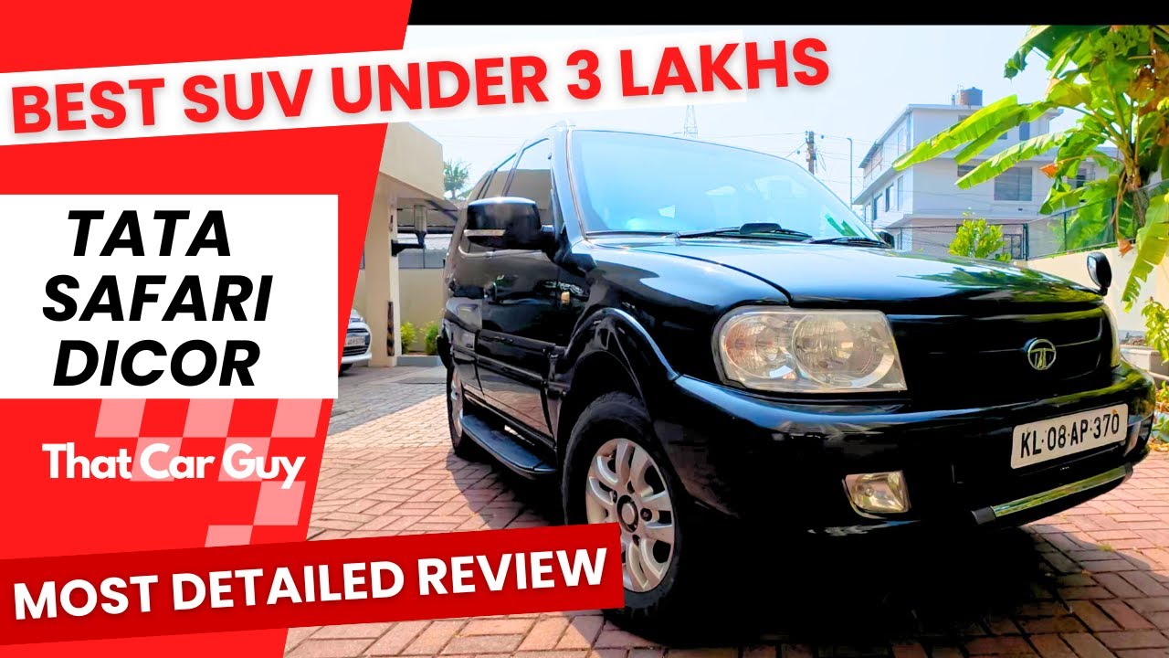 TATA SAFARI DICOR VX REVIEW ( 2008  2.2 used car ) FULL OPTION SUV