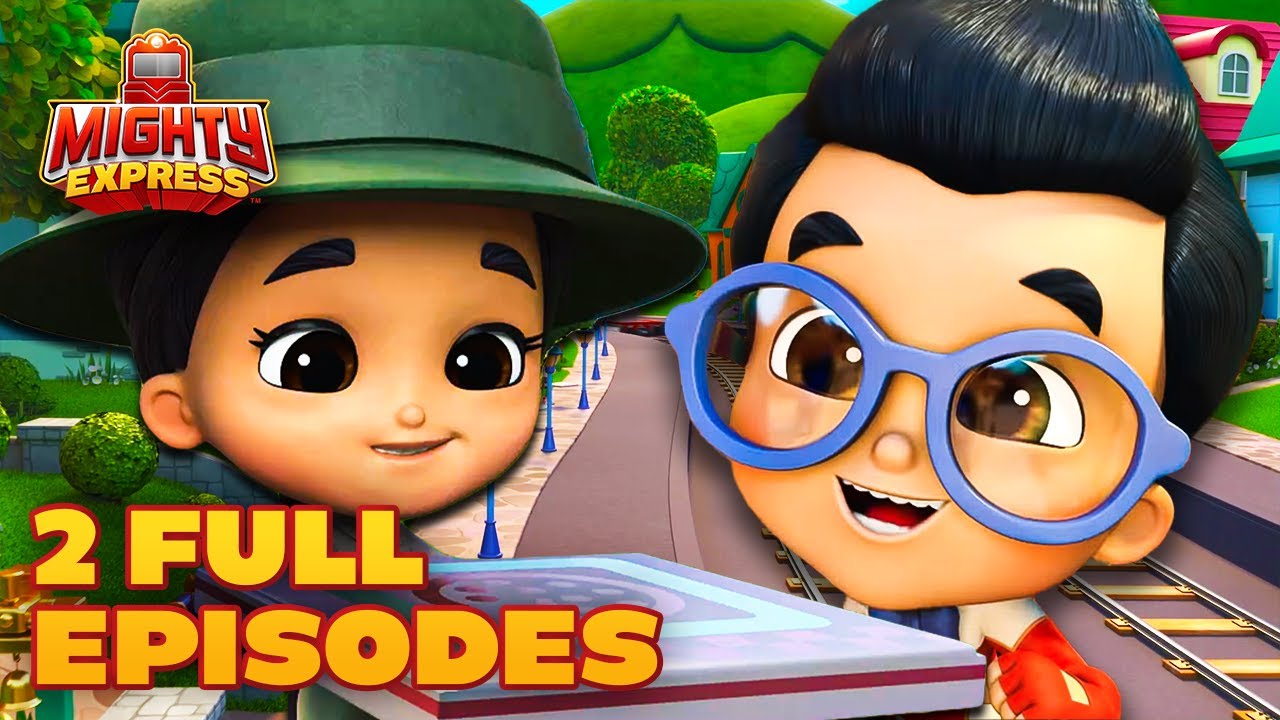 2 FULL EPISODES! Cowboys and Pizza 🍕 Mighty Express SEASON 5 🍕 - Mighty Express Official