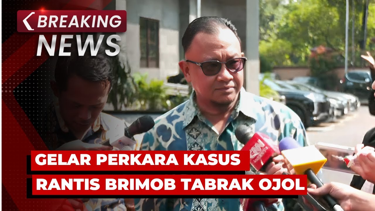 BREAKING NEWS - Gelar Perkara Kasus Rantis Brimob Tabrak Ojol