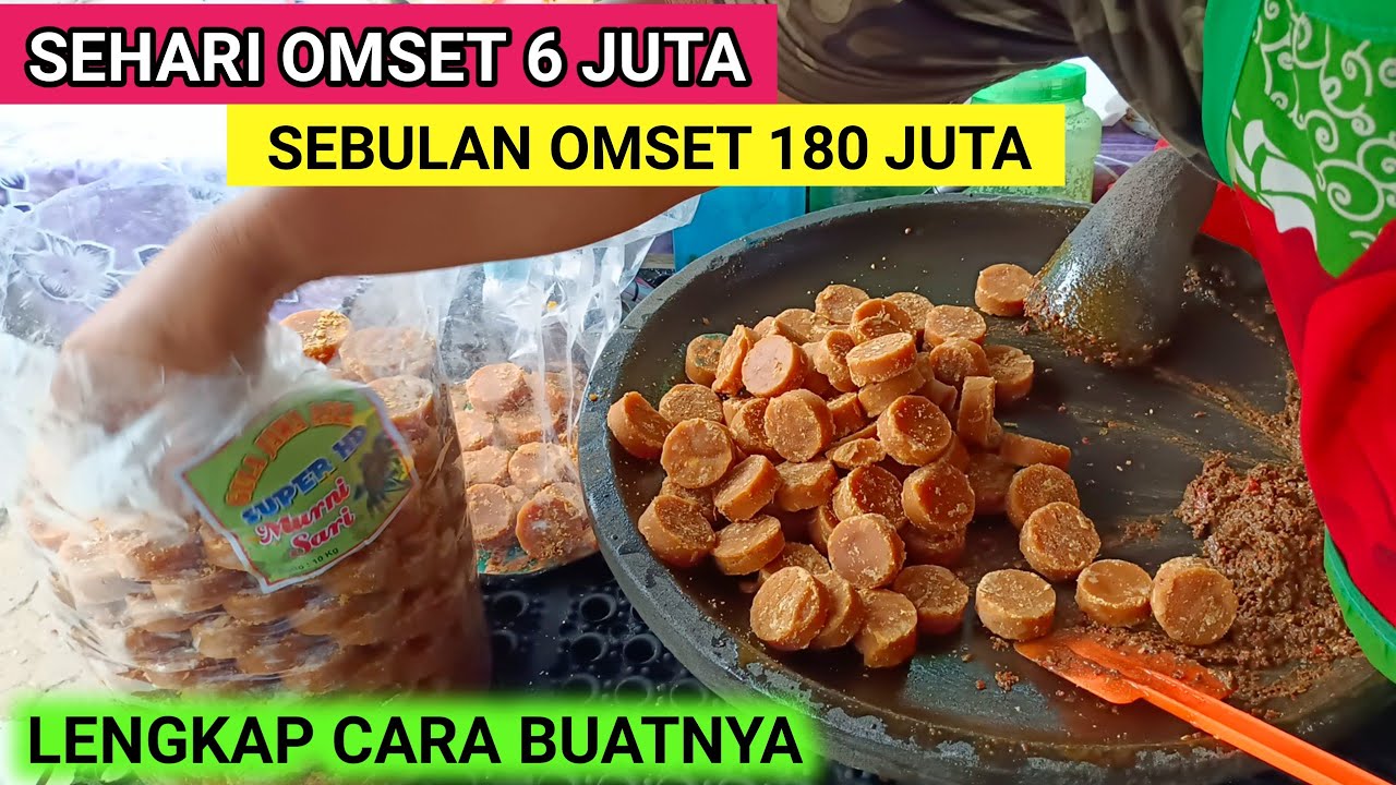 DIAJARI AHLINYA CARA PEMBUATAN BUMBU RUJAK VIRAL HABIS 1 KWINTAL BUAH DAN 400 BOX/HARI OMSET 6 JUTA!