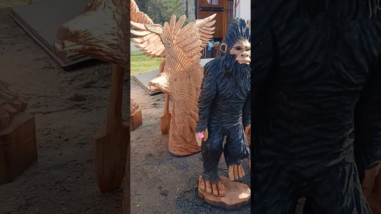 Outstanding Wood Carving 😲 🐻 