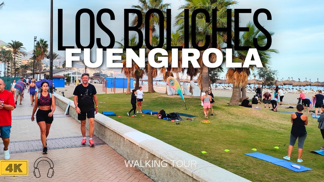 Fuengirola walking tour [4k] | los boliches spain | costa del sol october 2023