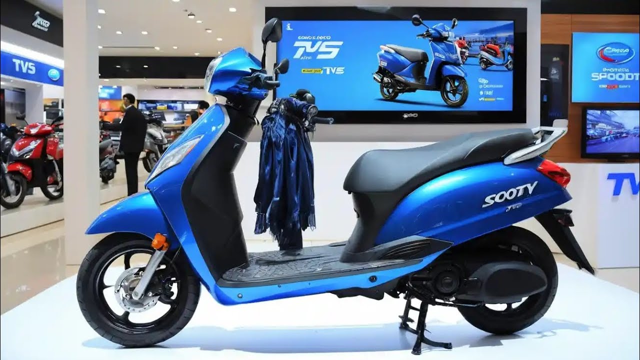 Представлен новый TVS Scooty Pep Plus 2026 года! Усовершенствованный умный самокат! 🔥🚨 | Последни...
