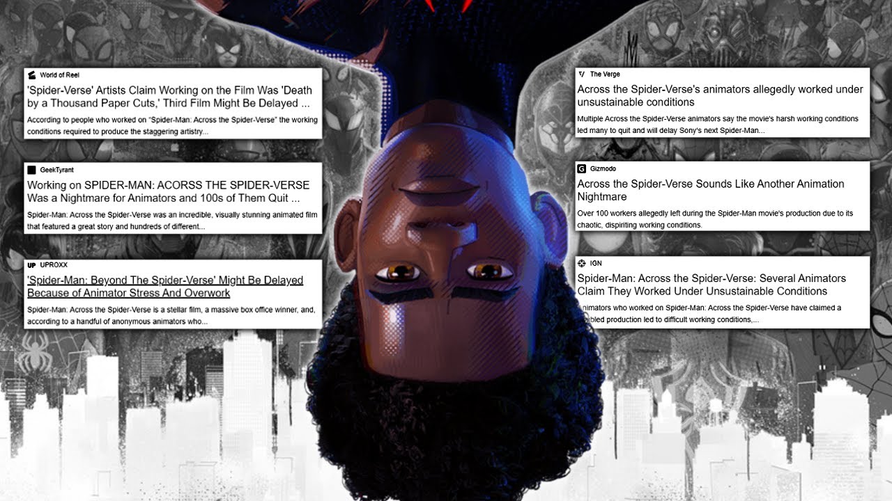 Across the Spider-Verse was made with abuse