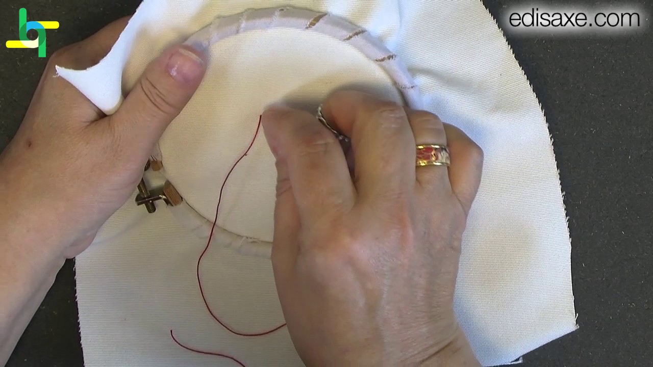 Broderie :  Le point arri&egrave;re