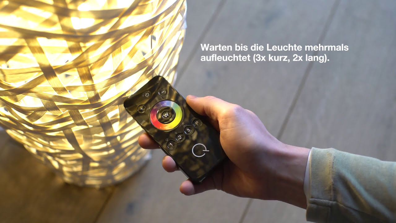 Q-Leuchten von Paul Neuhaus anlernen | Einfache Steuerung via Fernbedienung & Smartphone