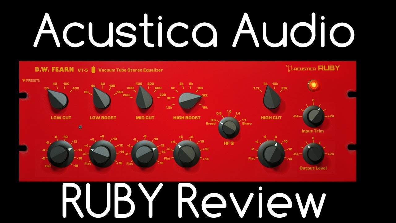 Recenzja Acustica Audio RUBY i wtyczki D.W. Fearn VT-5