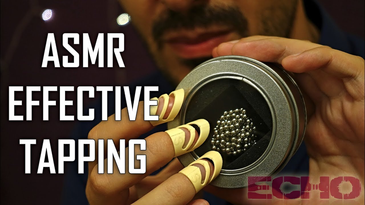 ASMR TAPPING BETTER THAN EVER (fast, intense, effective echo technique)