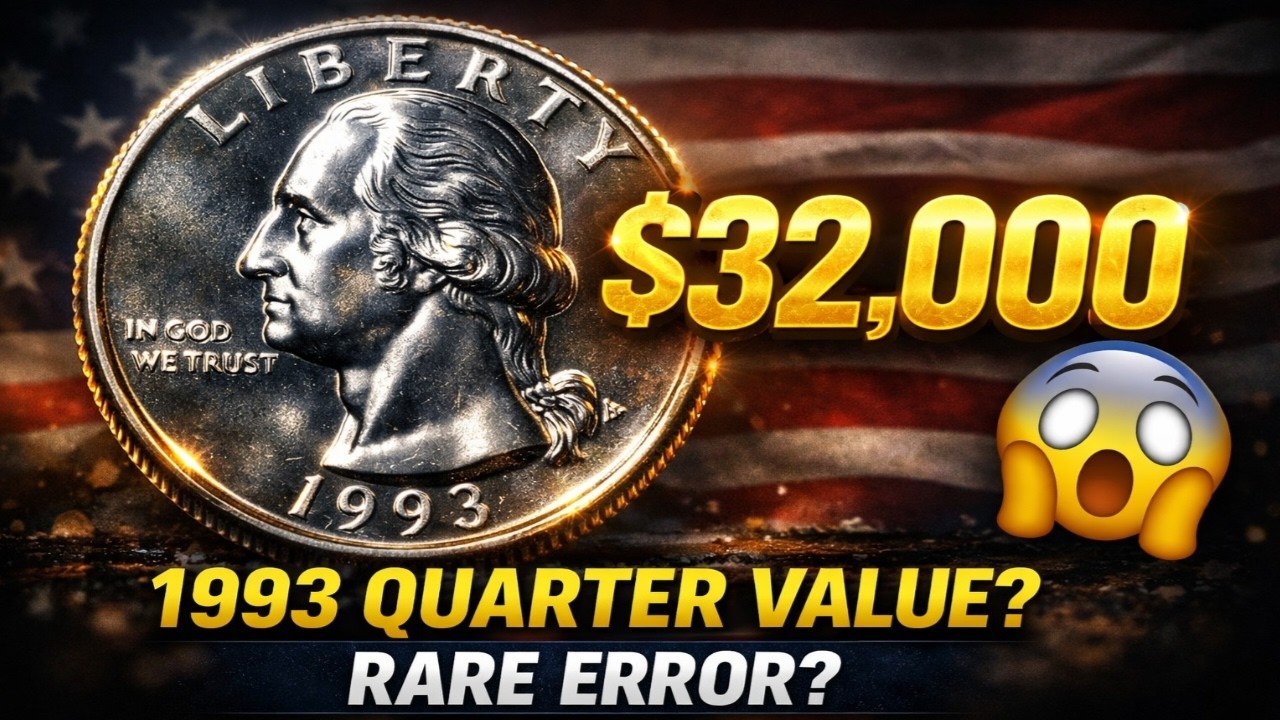1993 Quarter Dollar Value 💰 Can It Be Worth $32,000? Rare Errors Explained!
