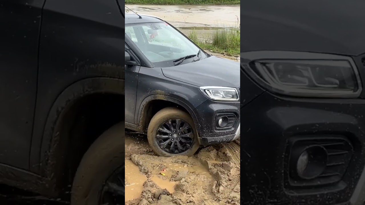 Maruti Vitara Brezza Offroading Test 🥵🤭 Full Video Out Now #sidhumoosewala #vitarabrezza