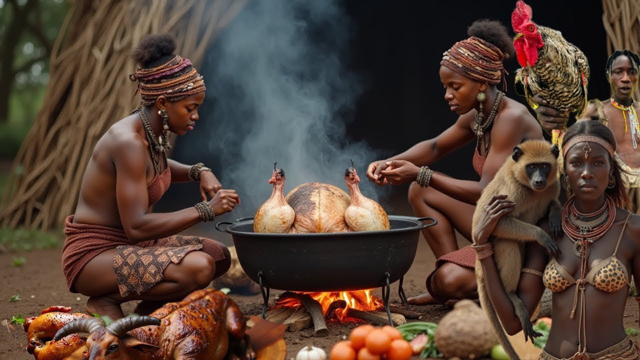 Meet Baboon Monkey Eating Tribe | SHOCKING Footage