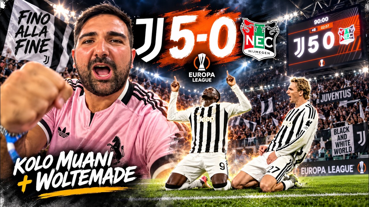 MASSACRO! JUVENTUS 5-0 NEC | SEGNANO TUTTI 