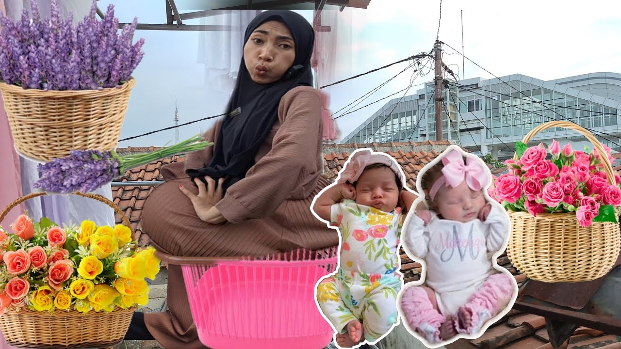 DRAMA IBU HAMIL JATUH DALAM KERANJANG ,MULES_ MULES MELAHIRKAN BAYI KEMBAR