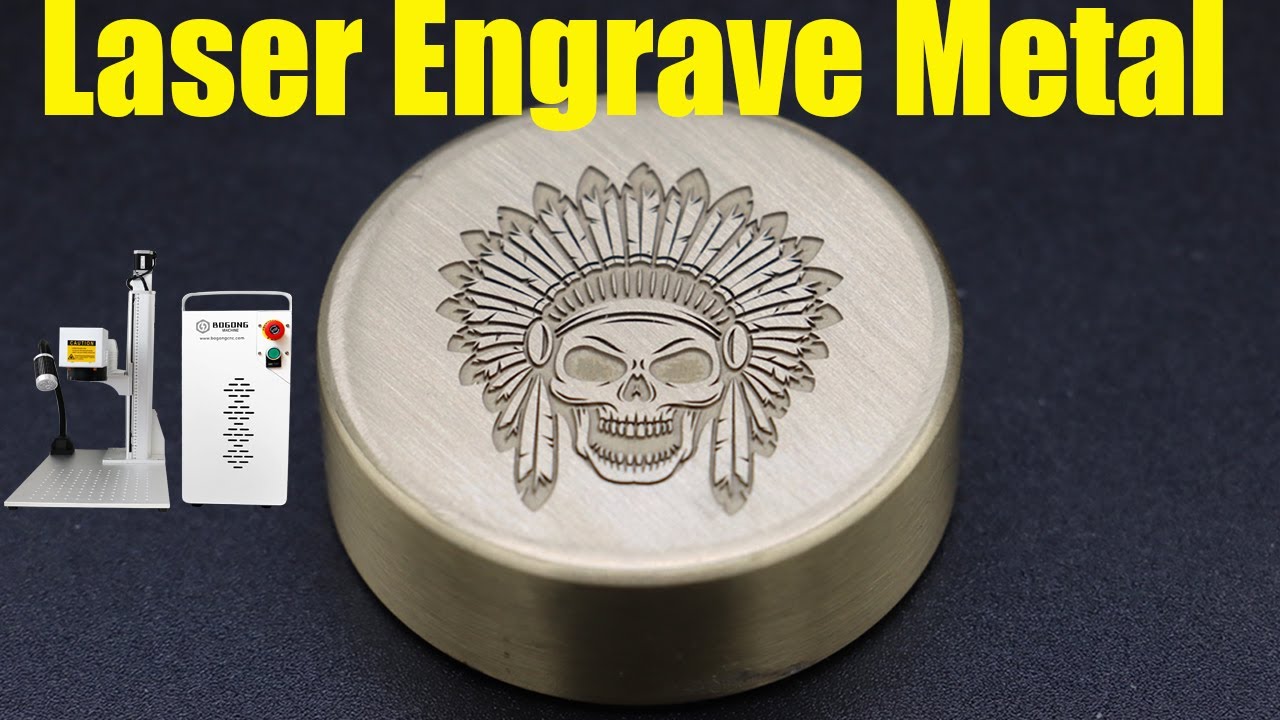 Fiber Laser Engraver Laser Marking Machine | Laser Deep Engraving on Metal Brass Steel