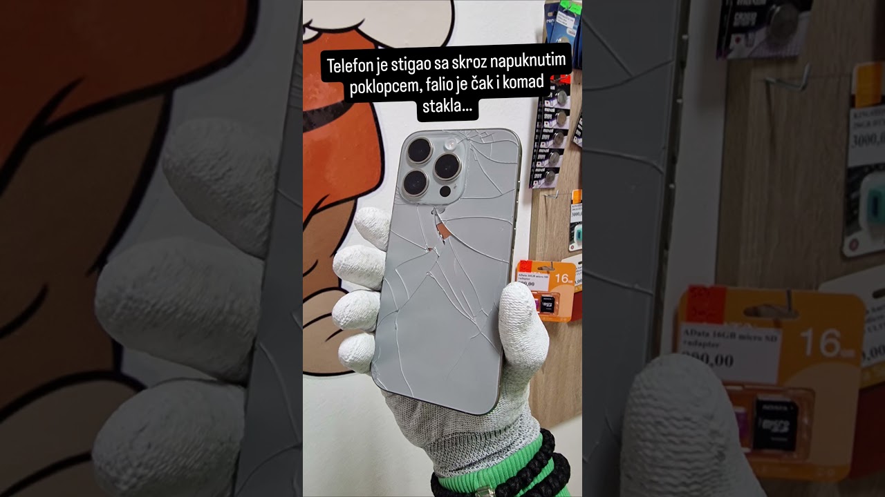 💥 iPhone 15 Pro – komplet zamena leđa! strana, Gogoljeva 7, Novi Sad📞 065 666 5300🔧 Servis telefona