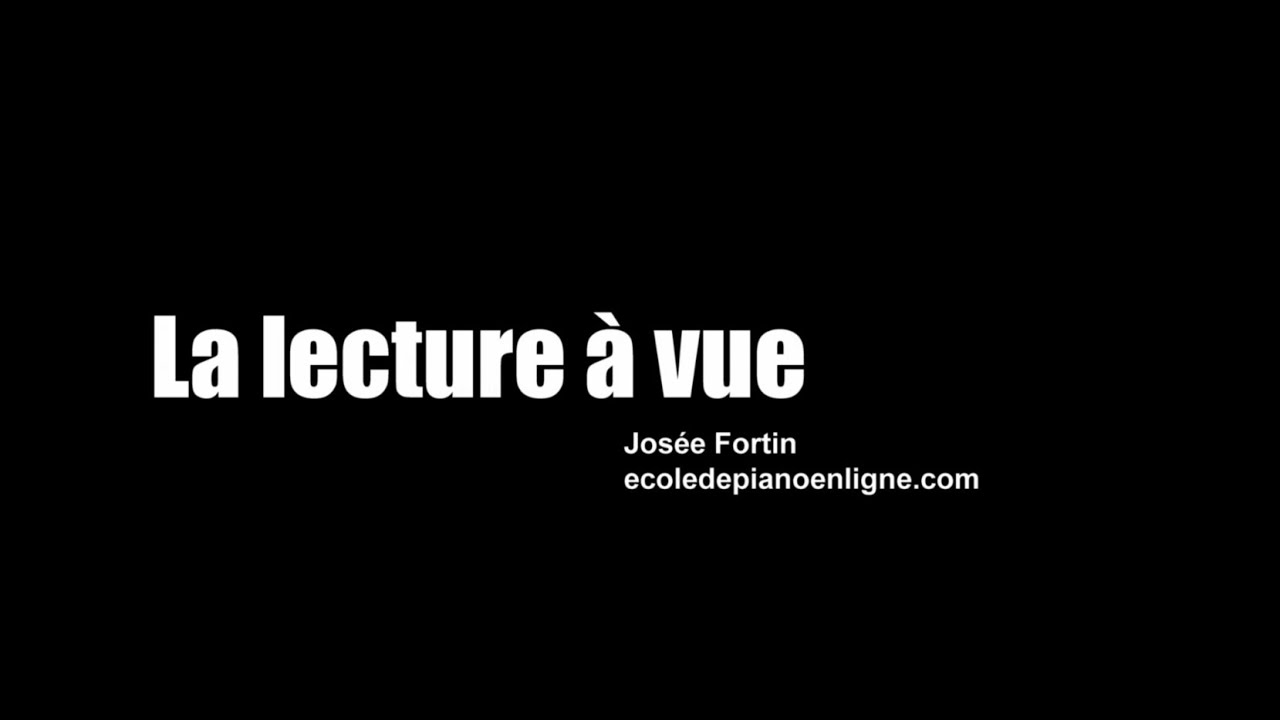 lecture a vue au piano