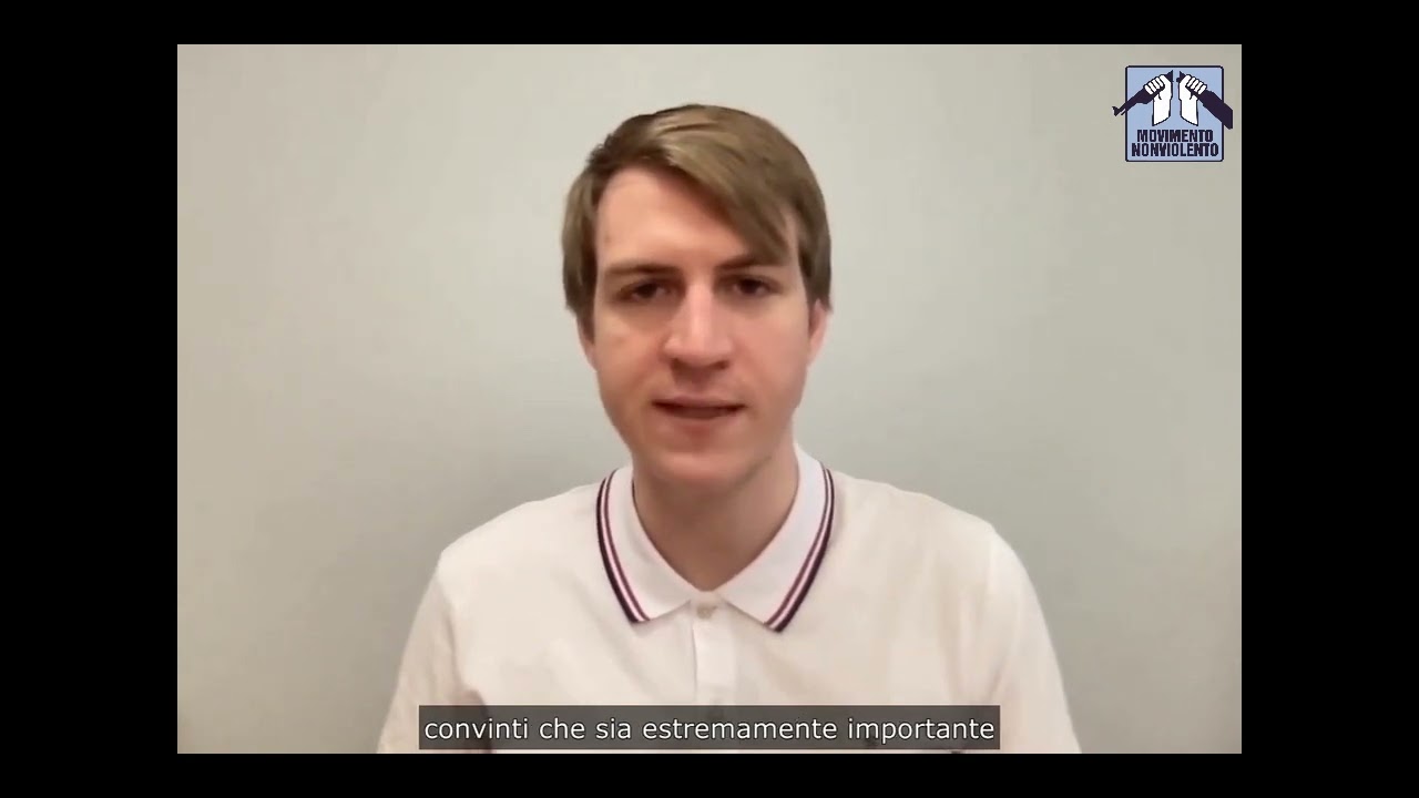 Obiezione alla Guerra -  Il saluto di Artyom Klyga del Movimento degli Obiettori di Coscienza russi
