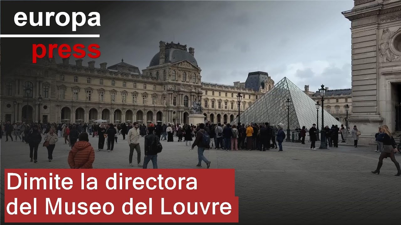 Dimite la directora del Museo del Louvre, Laurence des Cars