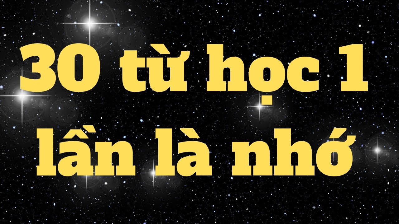 Độ tuổi nào cũng thuộc 30 từ này trong 10 phút - Người cao tuổi không lo quên từ