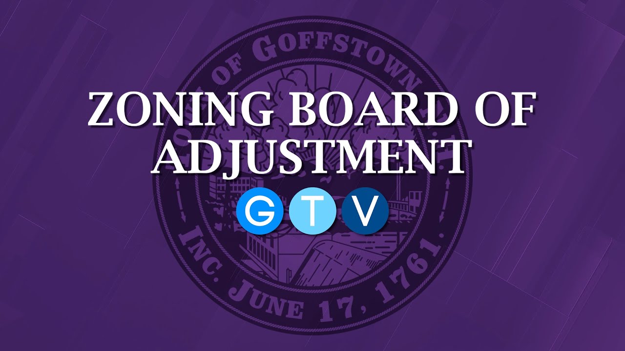 Zoning Board of Adjustment - January 6, 2026