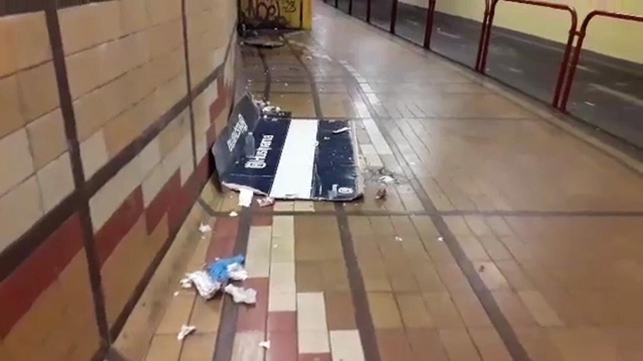 Mestre, degrado nel sottopasso ferroviario