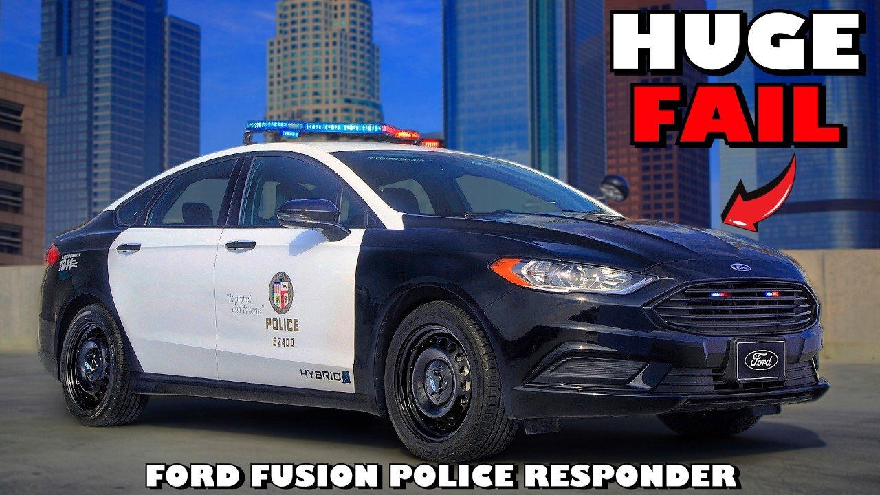 Худшая полицейская машина из когда-либо созданных: Ford Fusion Police Responder