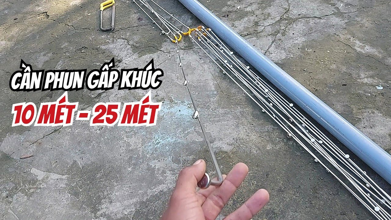Báo giá cần phun thuốc, 1M 65k dài từ 10m - 25m | ship toàn quốc