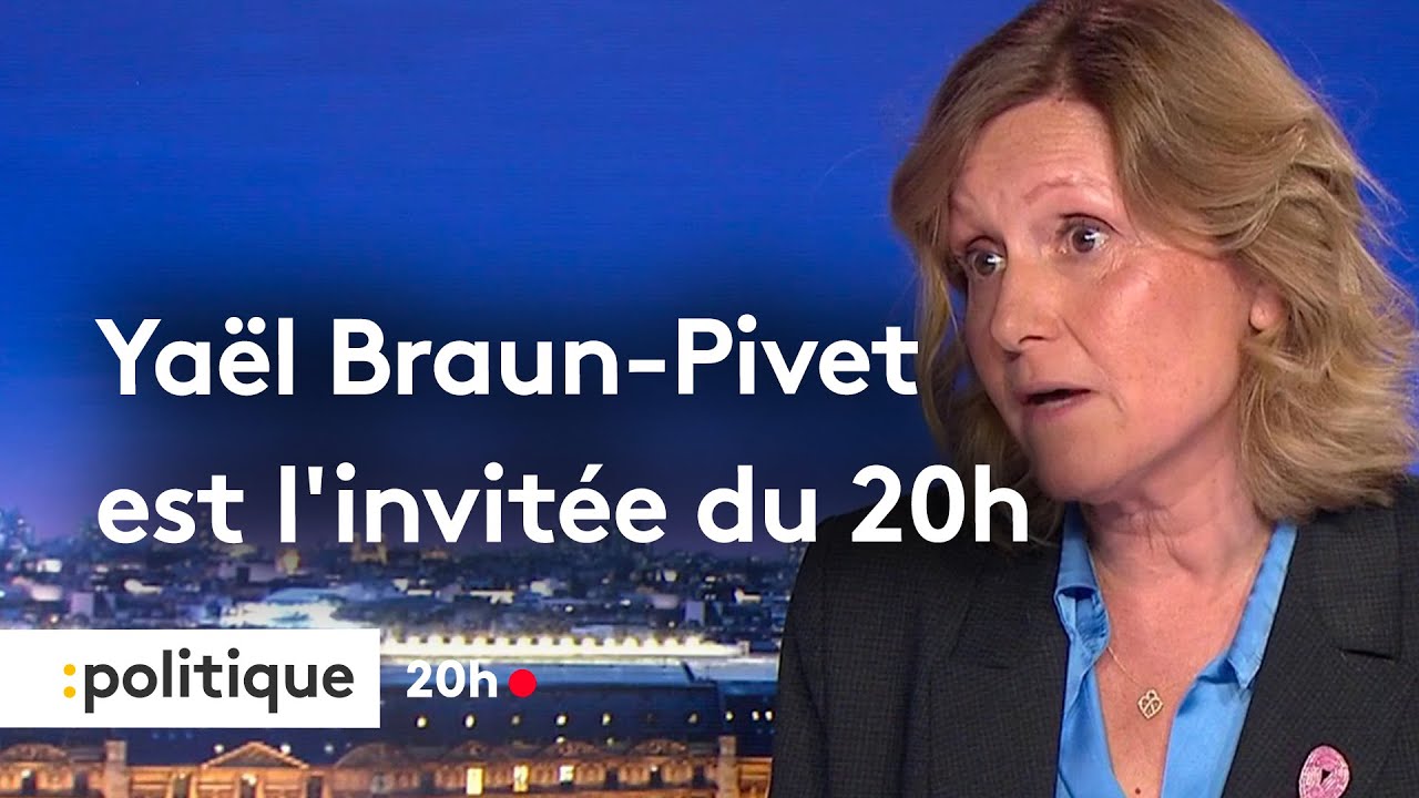 Pacte avec le RN, budget 2026... Yaël Braun-Pivet est l'invitée du 20h