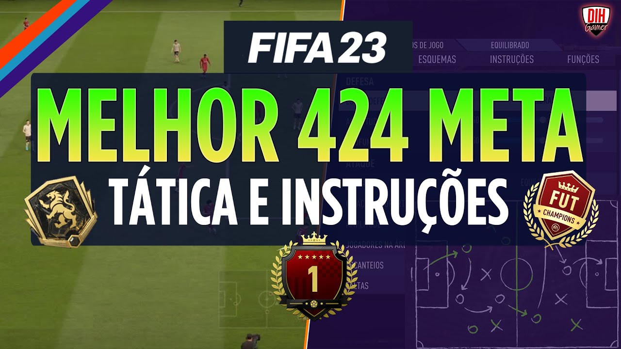 FIFA 23 | MELHOR TÁTICA PRESSÃO! FORMAÇÃO 424 META ATUALIZADA - FIFA 23 ULTIMATE TEAM