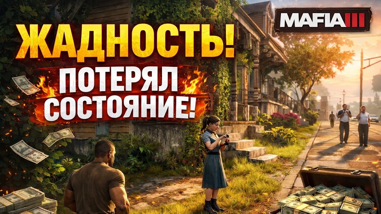 ЖАДНОСТЬ !!! ИГРА ЗАБРАЛА ВСЕ МОИ ДЕНЬГИ 😱 | Mafia 3