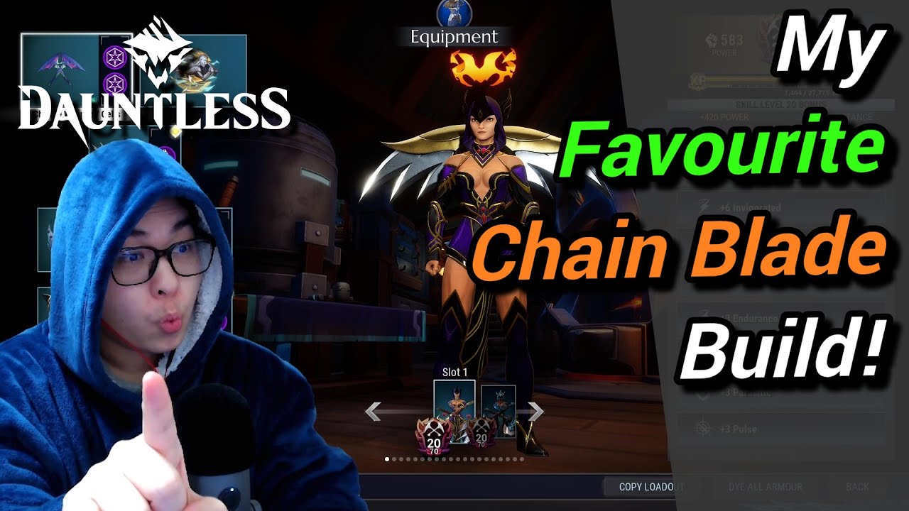 Dauntless - My Favourite Tempest Chain Blade Build for End Game - As Requested!