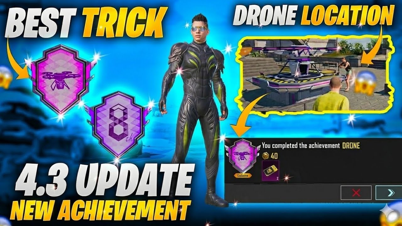 Temporal Vault Hunter Achievement Guide 😍| Find Drone Location & Finish Evolution Road | PUBG Mobile