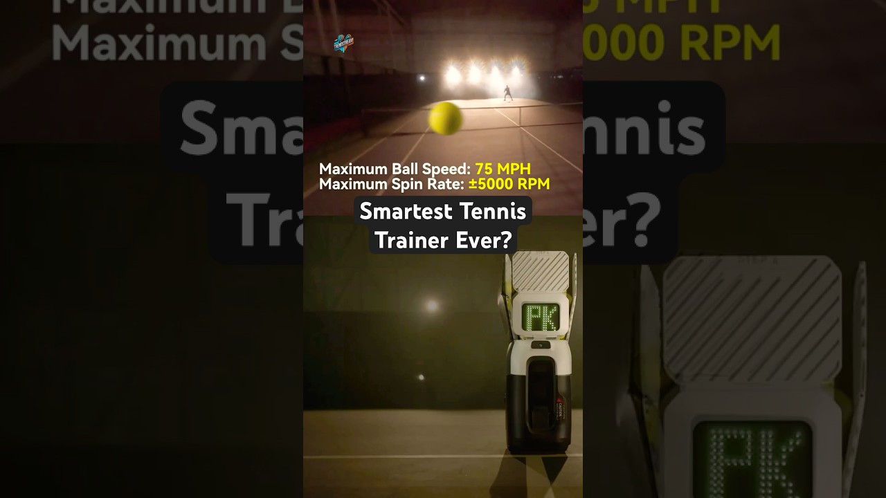Tenniix: World's First AI-Powered Tennis Coach Machine Revolutionizes Training #trendstream |
