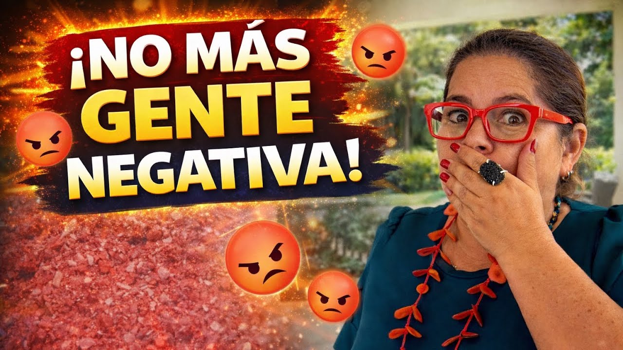 Tratemos de huir de la gente negativa