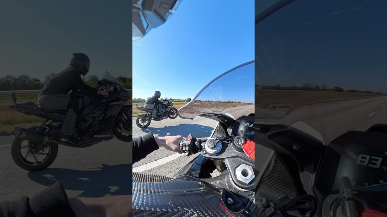 2024 BMW S1000RR VS 2021 Kawasaki ZX10r‼️ #kawasaki #zx10r #bmws1000rr