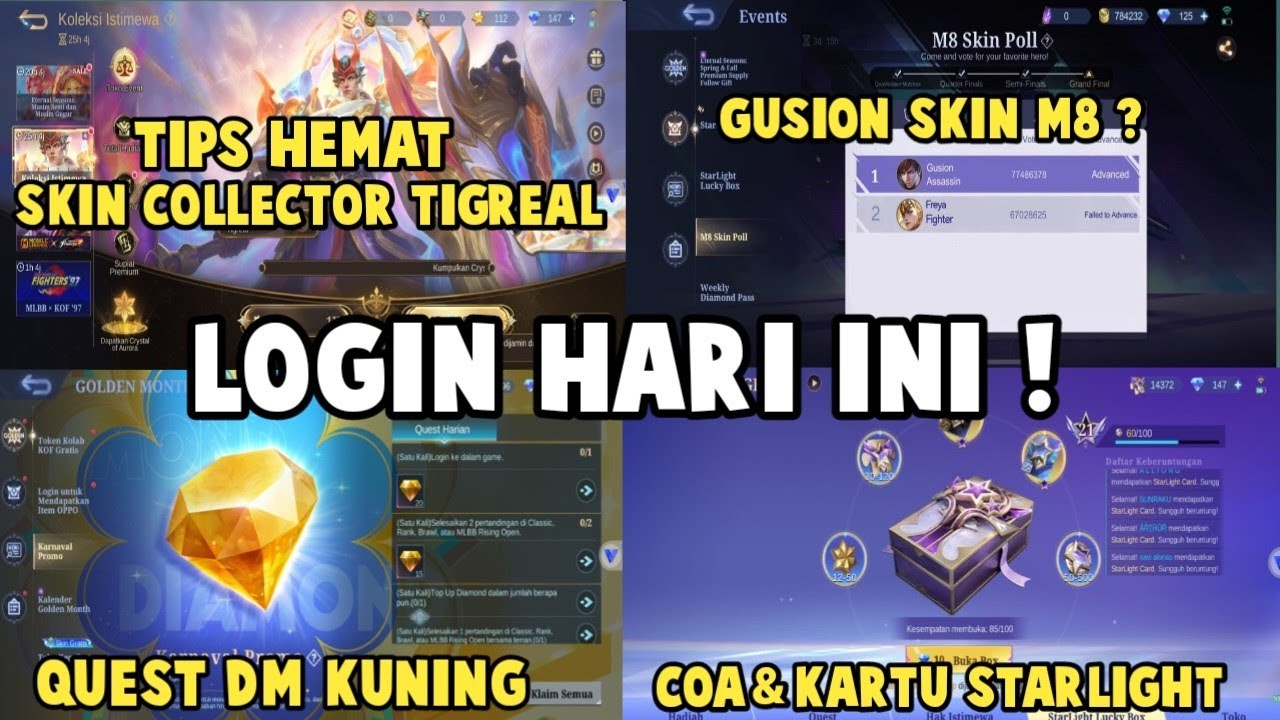 LOGIN HARI INI !