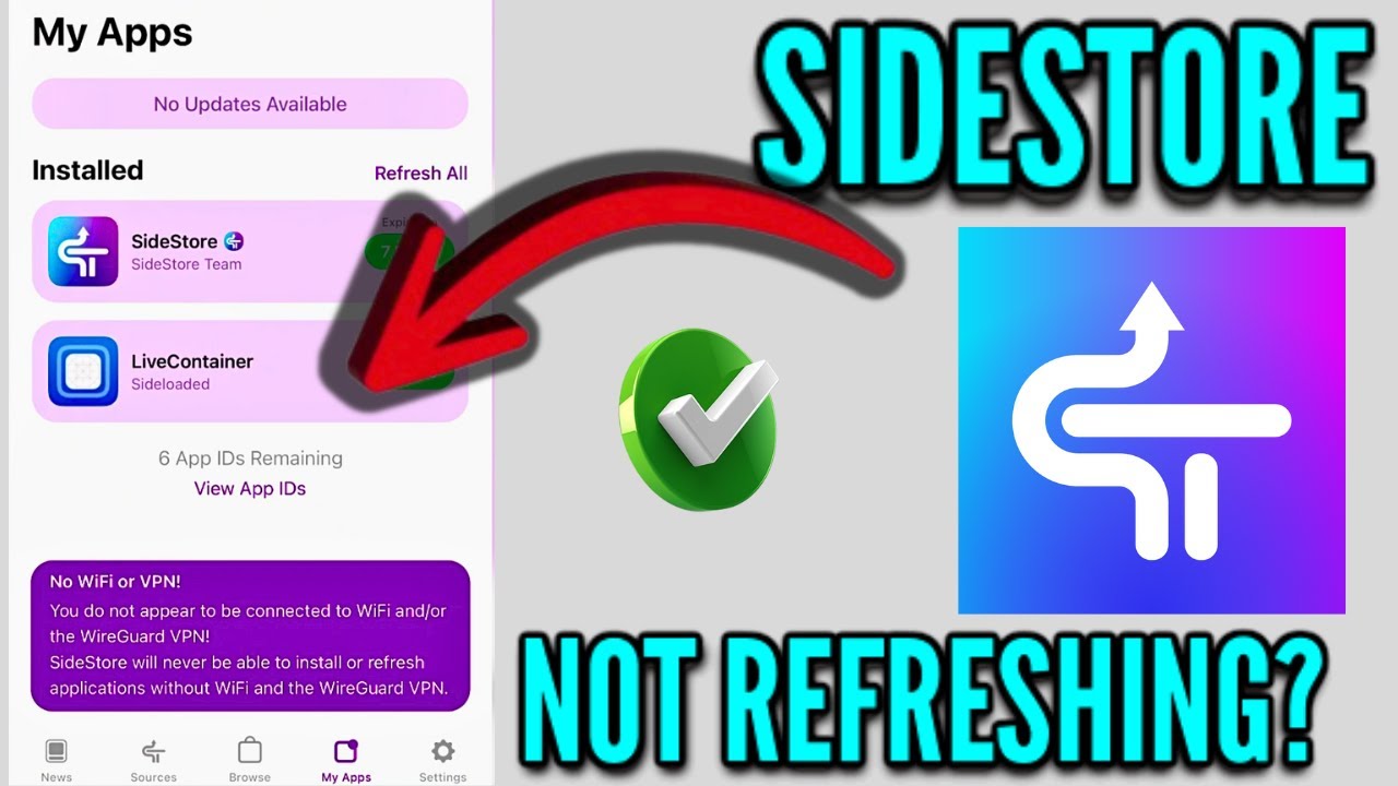 Sidestore Not Refreshing Apps? Lets FIX It!