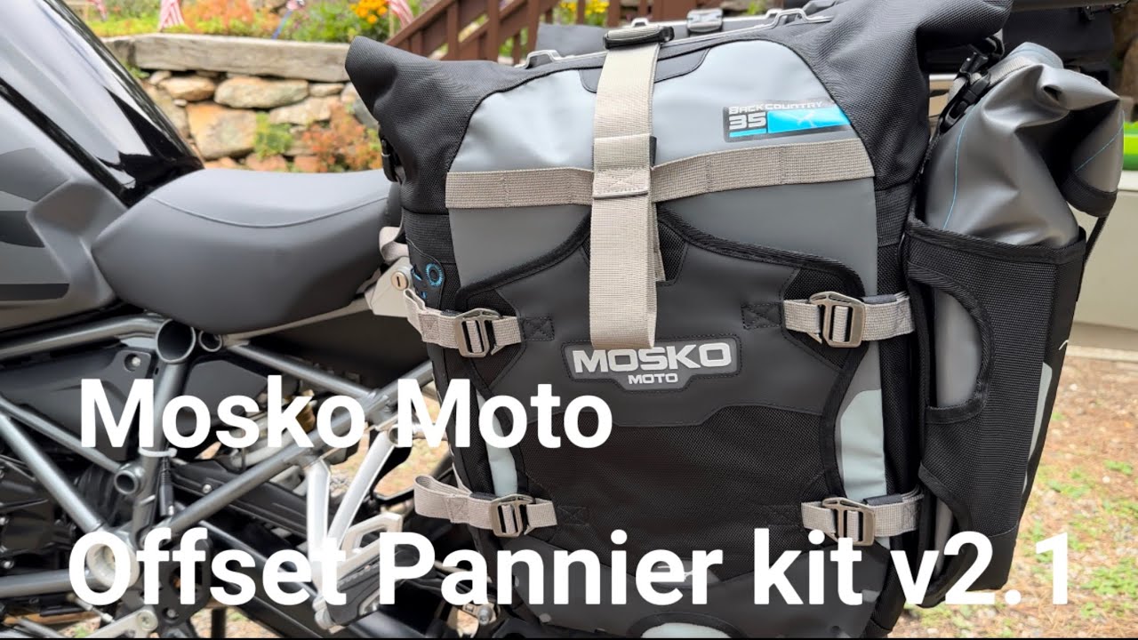 Mosko Moto Backcountry &ldquo;offset pannier kit v2.1&rdquo;,  2017 BMW GSA 1200