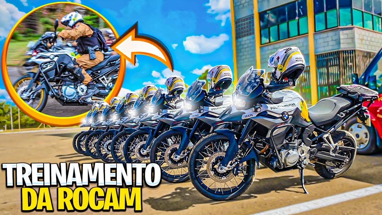 TREINAMENTO COM AS MOTOS DA ROCAM *BMW 850 GS*