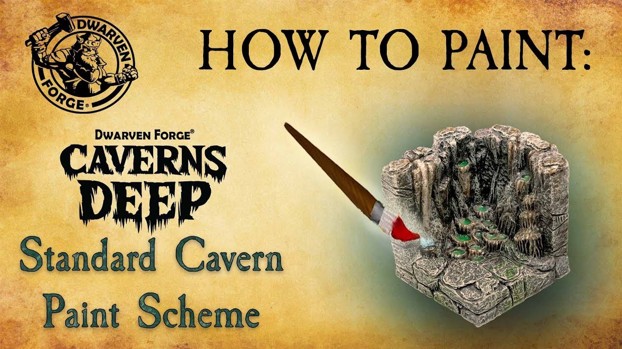 The Joy of Dwarven Painting: Caverns Deep Standard Cavern Paint Scheme